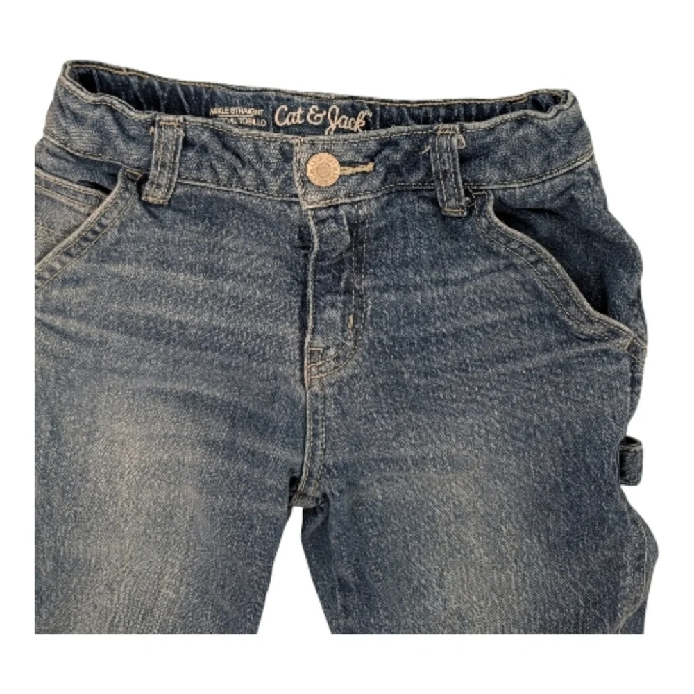 Cat & Jack Dark Wash Kids Denim Jeans Cotton Size 7